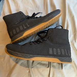 No Bull High-Top Black Gum Trainers